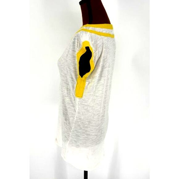 J. Crew Retro Summer Swimsuit Cover-Up in White and Yellow – Size XXS - Picture 5 of 8